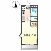 岡山県岡山市中区長岡（賃貸アパート1K・2階・24.12㎡） その2