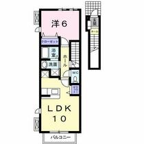 岡山県岡山市東区楢原（賃貸アパート1LDK・2階・42.37㎡） その2