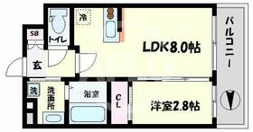 レジデンス難波南  ｜ 大阪府大阪市浪速区敷津西２丁目（賃貸マンション1LDK・3階・27.80㎡） その2