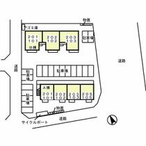 ルピナス明里橋　Ａ 103 ｜ 福井県福井市加茂河原１丁目（賃貸アパート1LDK・1階・35.11㎡） その3