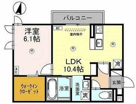 ａＲｉｅｔｔａ（アリエッタ） 305 ｜ 福井県越前市平出３丁目（賃貸アパート1LDK・3階・42.79㎡） その2