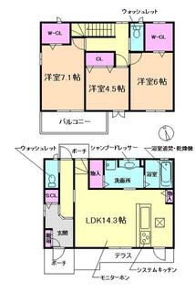 間取り：227100501470