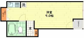 大阪府大阪市中央区淡路町２丁目（賃貸マンション1R・6階・25.08㎡） その2