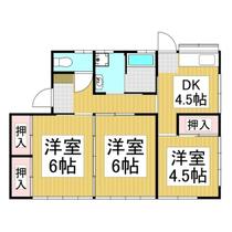 柏木住宅  ｜ 長野県伊那市境（賃貸一戸建3DK・--・52.90㎡） その2