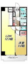 メゾンドボヌール上尾  ｜ 大阪府八尾市上尾町２丁目（賃貸マンション1LDK・3階・43.08㎡） その2