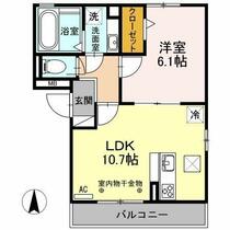 コートリバー 101 ｜ 愛知県春日井市松河戸町６丁目（賃貸アパート1LDK・1階・40.90㎡） その2