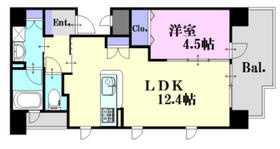 広島県広島市中区小町（賃貸マンション1LDK・2階・41.40㎡） その2