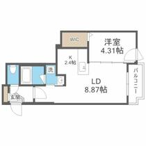 Ｓ－ＲＥＳＩＤＥＮＣＥ元町ａｌｅｃｔｒａ 217 ｜ 北海道札幌市東区北二十四条東１６丁目（賃貸マンション1LDK・2階・37.25㎡） その2