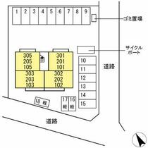 Ｄ－ｒｏｏｍＭ．Ｋ． 103 ｜ 福岡県久留米市東合川７丁目（賃貸アパート1LDK・1階・37.68㎡） その3