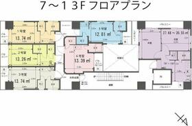 天空ＭＵＲＡ  ｜ 東京都新宿区西新宿６丁目（賃貸マンション1R・10階・13.39㎡） その3