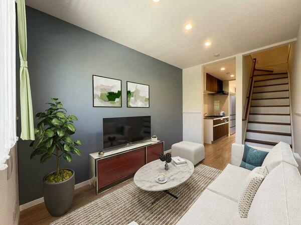 千葉県流山市平和台２丁目(賃貸テラスハウス2LDK・--・64.74㎡)の写真 その3