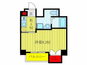 東京都北区王子２丁目（賃貸マンション1K・10階・25.89㎡） その2