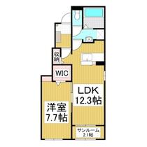 Ｌｏｔｔｉｅ伊那Ⅱ  ｜ 長野県伊那市上牧（賃貸アパート1LDK・1階・50.14㎡） その2