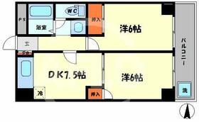 スカイハイム天神橋  ｜ 大阪府大阪市北区天神橋８丁目（賃貸マンション2DK・2階・43.74㎡） その2