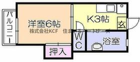 フローリッシュコーポ 202 ｜ 福岡県久留米市梅満町（賃貸アパート1K・2階・20.20㎡） その2