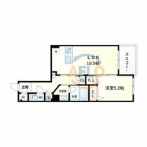 レスタジア南田辺  ｜ 大阪府大阪市東住吉区南田辺５丁目（賃貸マンション1LDK・2階・46.10㎡） その2