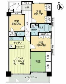 サーパス干場６０８号室