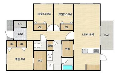 間取り：227101187142