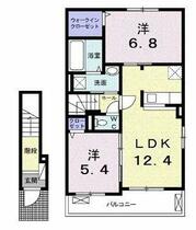 （仮称）山田町下谷上ルタンアパート 202 ｜ 兵庫県神戸市北区山田町下谷上字西畑（賃貸アパート2LDK・2階・58.99㎡） その2