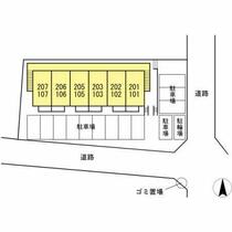 愛知県豊橋市南牛川１丁目（賃貸アパート1K・2階・26.71㎡） その3