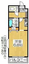 愛知県豊橋市牛川通２丁目（賃貸アパート1K・2階・21.00㎡） その2