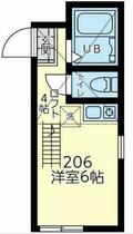 神奈川県横浜市南区蒔田町（賃貸アパート1R・2階・11.87㎡） その2