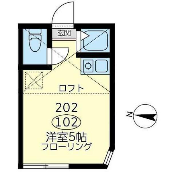 神奈川県横浜市南区中村町４丁目(賃貸アパート1R・1階・12.25㎡)の写真 その1