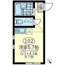 神奈川県川崎市川崎区浜町２丁目（賃貸アパート1R・1階・13.38㎡） その1