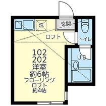 神奈川県横浜市鶴見区岸谷２丁目（賃貸アパート1R・2階・12.49㎡） その1