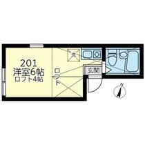 神奈川県横浜市鶴見区平安町１丁目（賃貸アパート1R・2階・11.10㎡） その1