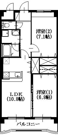 同じ建物の物件間取り写真 - ID:210002266566