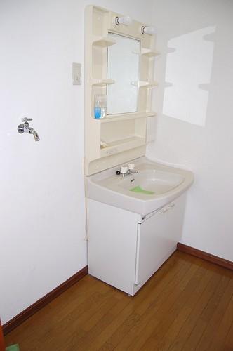 画像12:洗濯機置き場