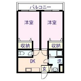 ＡＯＮＥ水押｜長野県上田市御嶽堂(賃貸アパート2DK・2階・42.00㎡)の写真 その1