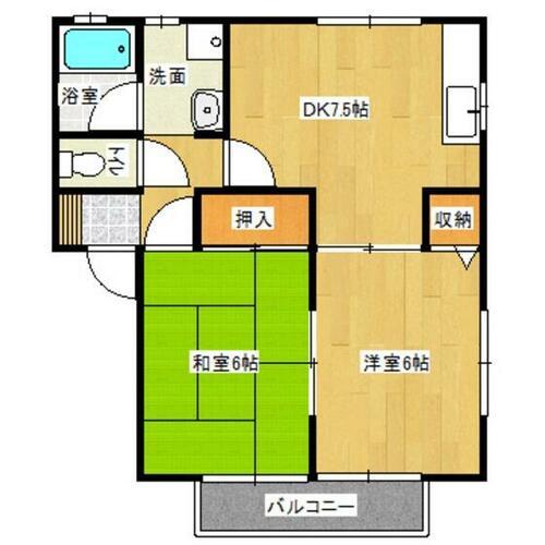 グランデール尾曳B_間取り_0