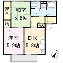 エイト・フレグランス  ｜ 長野県北佐久郡御代田町大字御代田（賃貸アパート2K・1階・43.54㎡） その1