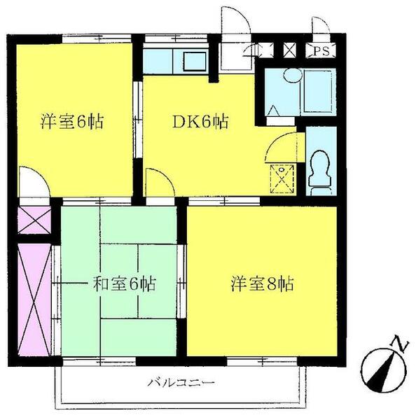 レジェンド末広・Ａ棟 303｜埼玉県桶川市末広２丁目(賃貸アパート3DK・3階・52.99㎡)の写真 その1