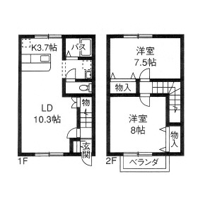 同じ建物の物件間取り写真 - ID:215002775508