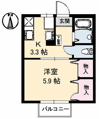 同じ建物の物件間取り写真 - ID:238007214844