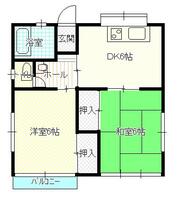 長崎県長崎市横尾３丁目（賃貸アパート2DK・2階・46.90㎡） その2