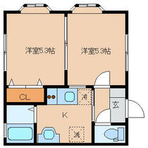 グリーシェル三珠 101 ｜ 新潟県新潟市中央区山二ツ２丁目（賃貸アパート2K・1階・29.75㎡） その1