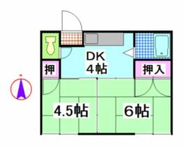 本庄ハイツ 101 ｜ 佐賀県佐賀市本庄町大字末次（賃貸アパート2DK・1階・34.00㎡） その2