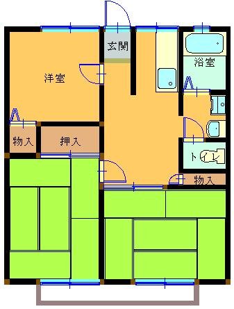 ハイツサンシャイン_間取り_0