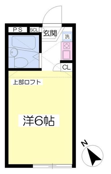 ブライベン 102｜神奈川県相模原市中央区横山３丁目(賃貸アパート1R・1階・21.51㎡)の写真 その2