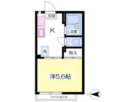 ピア国立 102 ｜ 東京都国立市西３丁目（賃貸アパート1K・1階・20.24㎡） その2