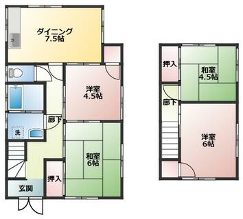 間取り：234038613577