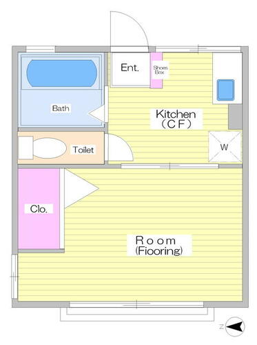 シティハイムカナジン_間取り_0