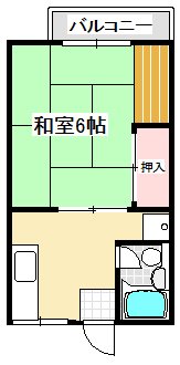 ハイム城山台 202｜神奈川県横浜市金沢区谷津町(賃貸アパート1K・2階・23.14㎡)の写真 その2