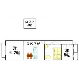 オレンジハウス 2F｜静岡県湖西市新居町中之郷(賃貸アパート2SDK・2階・43.06㎡)の写真 その2