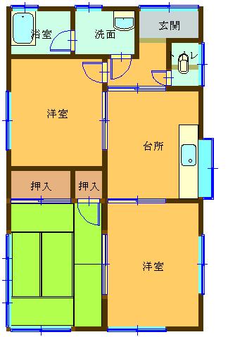 detached 茨城県東茨城郡大洗町磯浜町３６３１－１