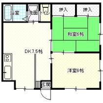 ヴェル中迫 201 ｜ 広島県呉市広中迫町（賃貸タウンハウス2DK・2階・45.50㎡） その1